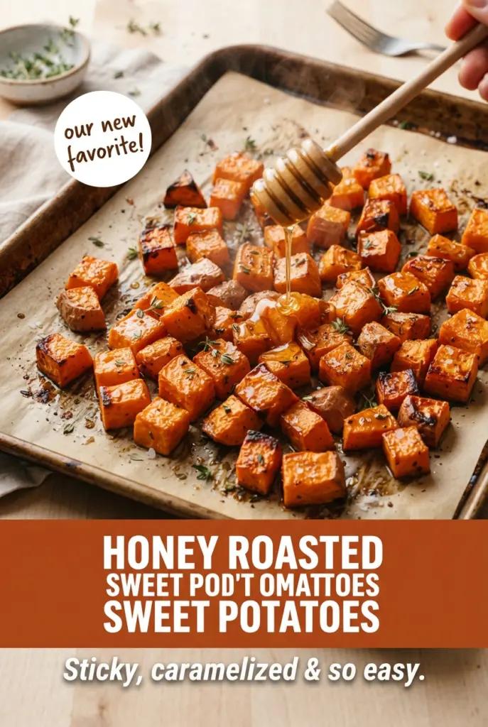 Honey Roasted Sweet Potatoes