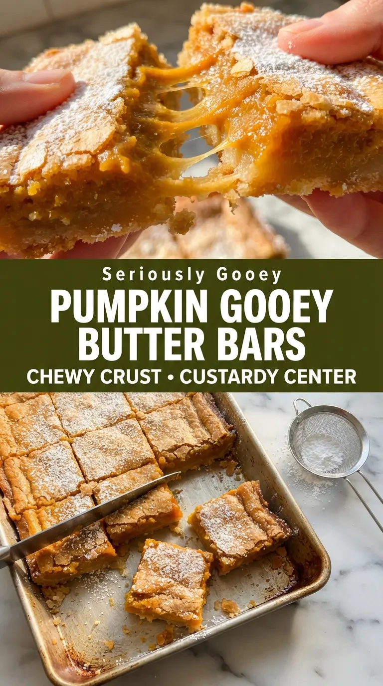 Pumpkin Gooey Butter Bars