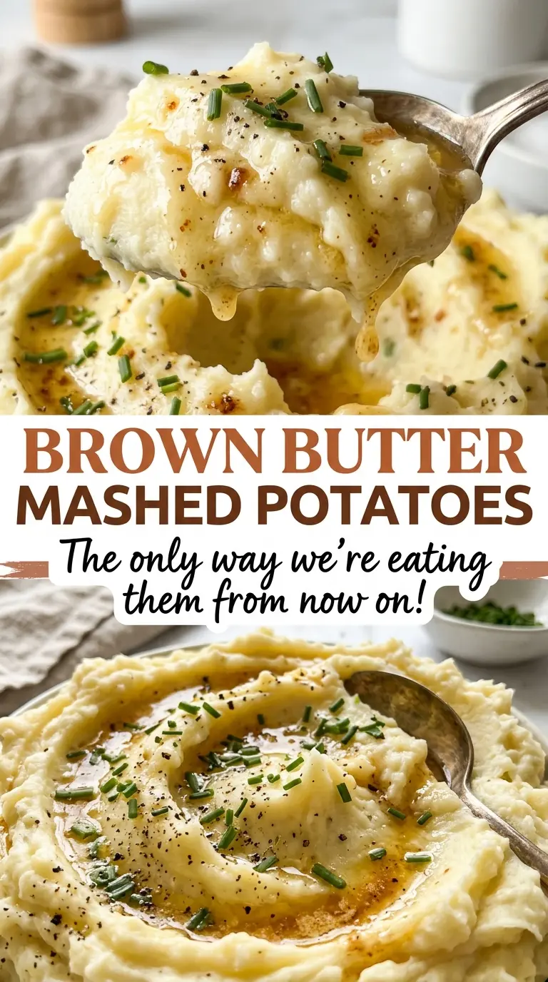 Brown butter mashed potatoes creamy fluffy