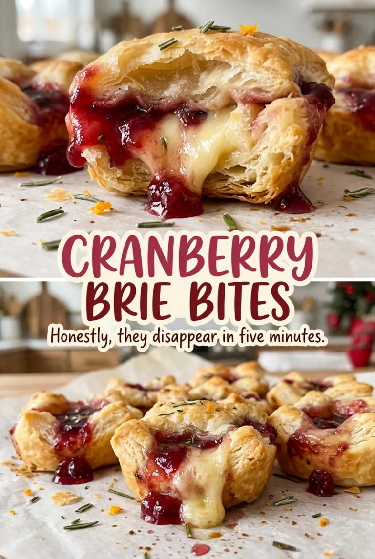Cranberry Brie Bites