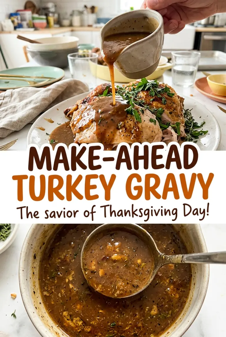 Make-Ahead Turkey Gravy