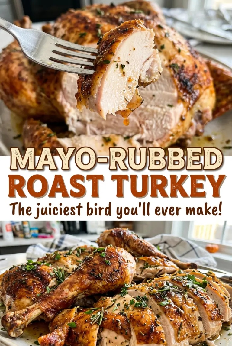 Mayo-Rubbed Roast Turkey
