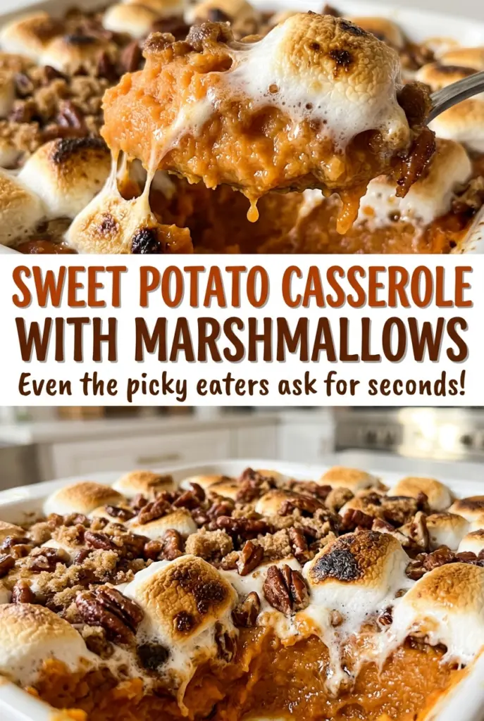 Sweet Potato Casserole with Marshmallows