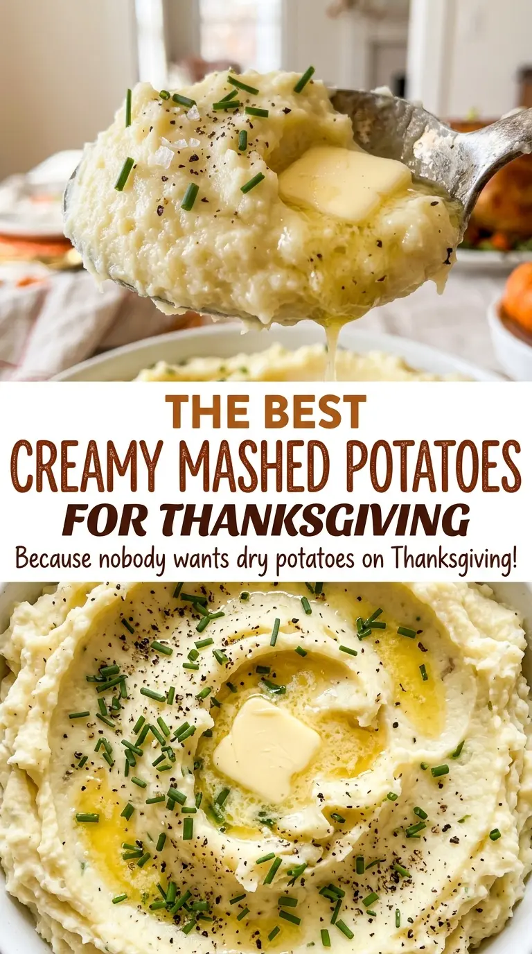 The Best Creamy Mashed Potatoes for Thanksgiving, rich and smooth